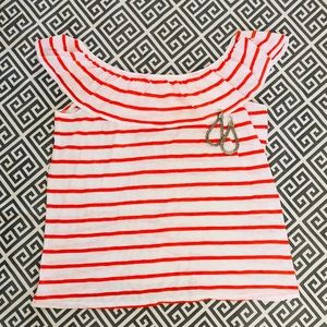 OLD NAVY | OFF-THE-SHOULDER TOP